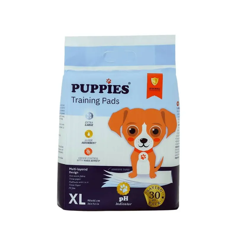 Φωτογραφία προϊόντος: Puppies Εκπαιδευτικές Πάνες με δείκτη PH - XL (30 Τεμ) 60 * 90 cm