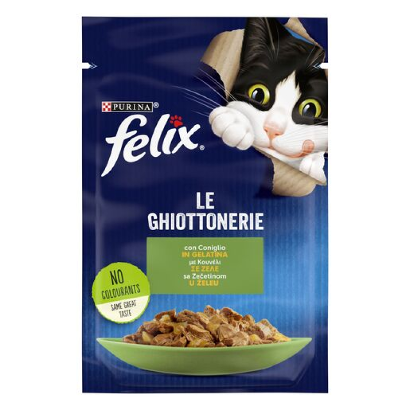 Φωτογραφία προϊόντος: Purina Felix Felix Agail Κουνέλι σε Ζελέ 85g