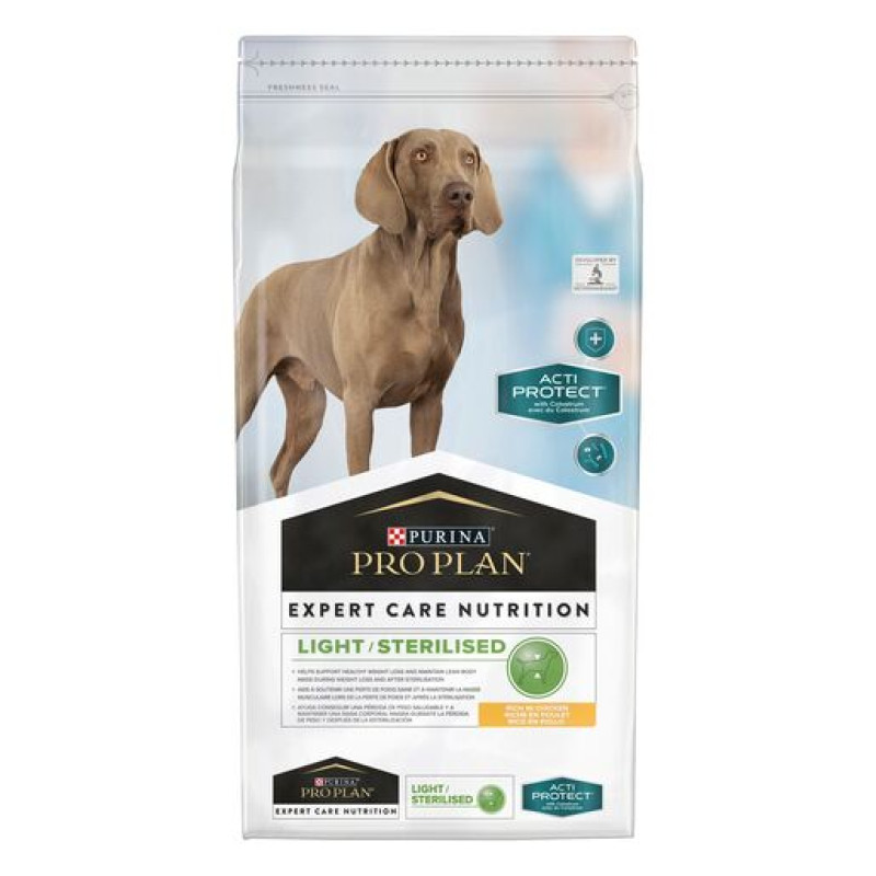 Φωτογραφία προϊόντος: Purina Pro Plan Expert Care Nutrition Light Sterilised Adult Dog (Πλούσιο σε Κοτόπουλο) 10 Kg