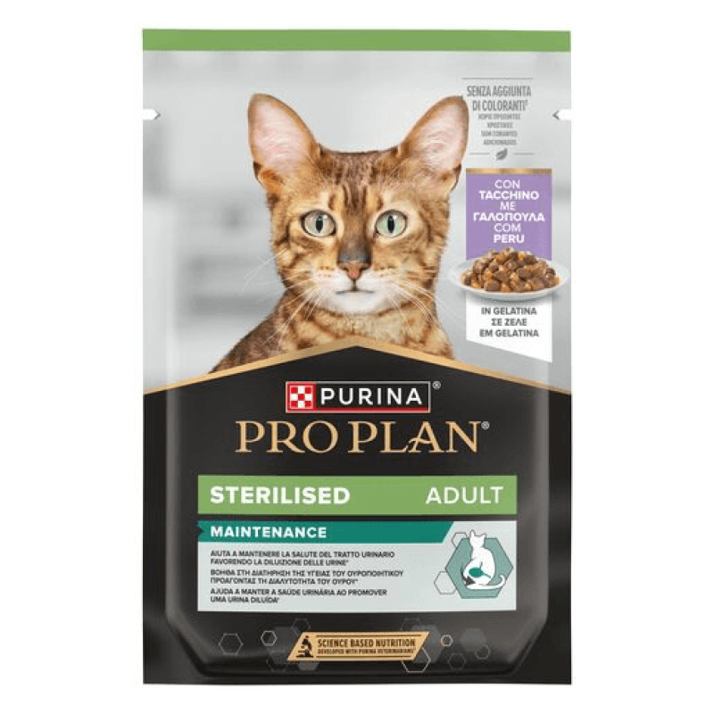 Φωτογραφία προϊόντος: Purina ProPlan Purina Pro Plan Sterilised Γαλοπούλα σε Ζελέ 85g