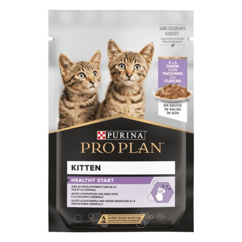 Φωτογραφία προϊόντος: Purina ProPlan Purina Pro Plan Kitten Healthy Start Γαλοπούλα σε Σάλτσα 85g