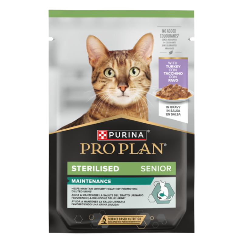 Φωτογραφία προϊόντος: Purina ProPlan Purina Pro Plan Sterilised Senior 7+ Γαλοπούλα σε Σάλτσα 85g