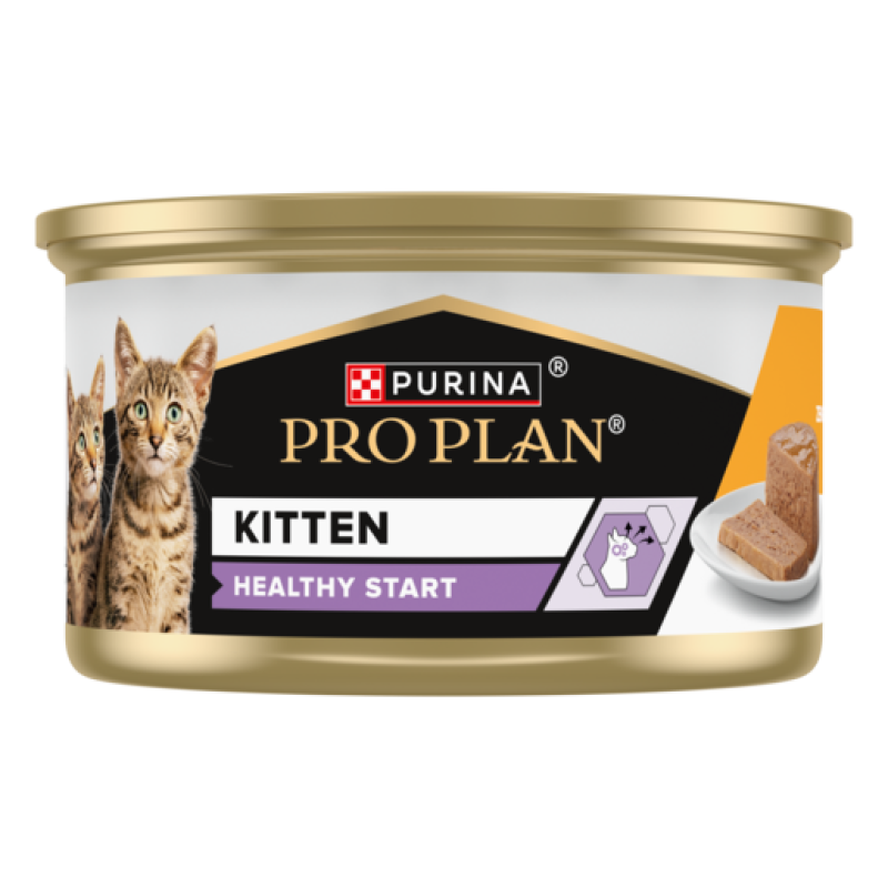 Φωτογραφία προϊόντος: Purina ProPlan Purina Pro Plan Kitten Healthy Start Μους Κοτόπουλο 85g