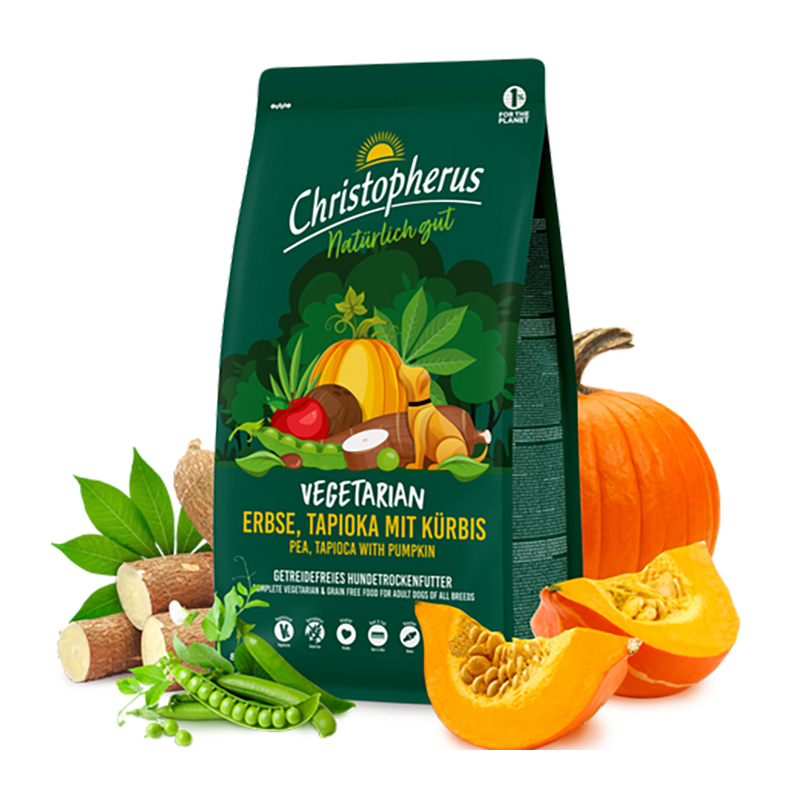 Φωτογραφία προϊόντος: Ξηρή Τροφή Christopherus Vegetarian Pea, Tapioca with Pumpkin 8kg
