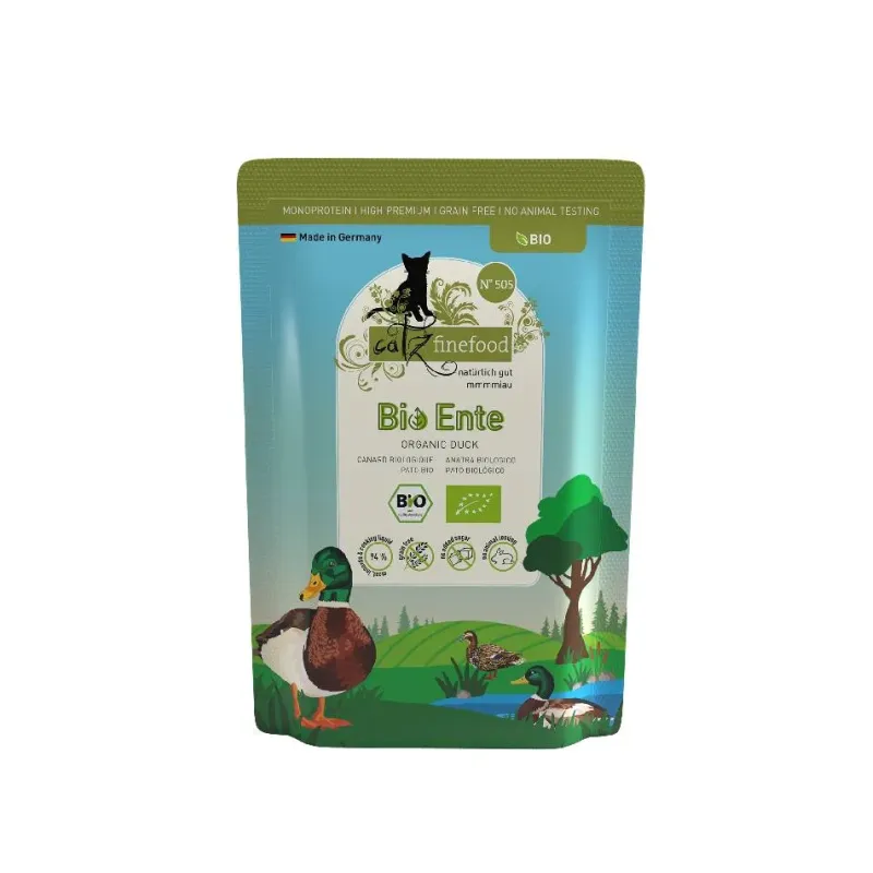 Φωτογραφία προϊόντος: Catz Finefood BIO No. 505 Πάπια Φακ. 85 gr