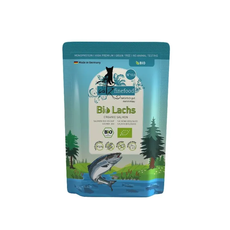 Φωτογραφία προϊόντος: Catz Finefood BIO No. 513 Σολομός Φακ. 85 gr