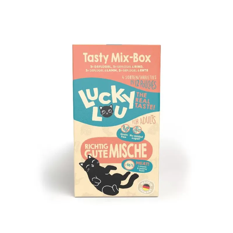 Φωτογραφία προϊόντος: Lucky Lou LifeStage Adult Tasty Mix Box (12 Τεμ) Φακ. 125 gr