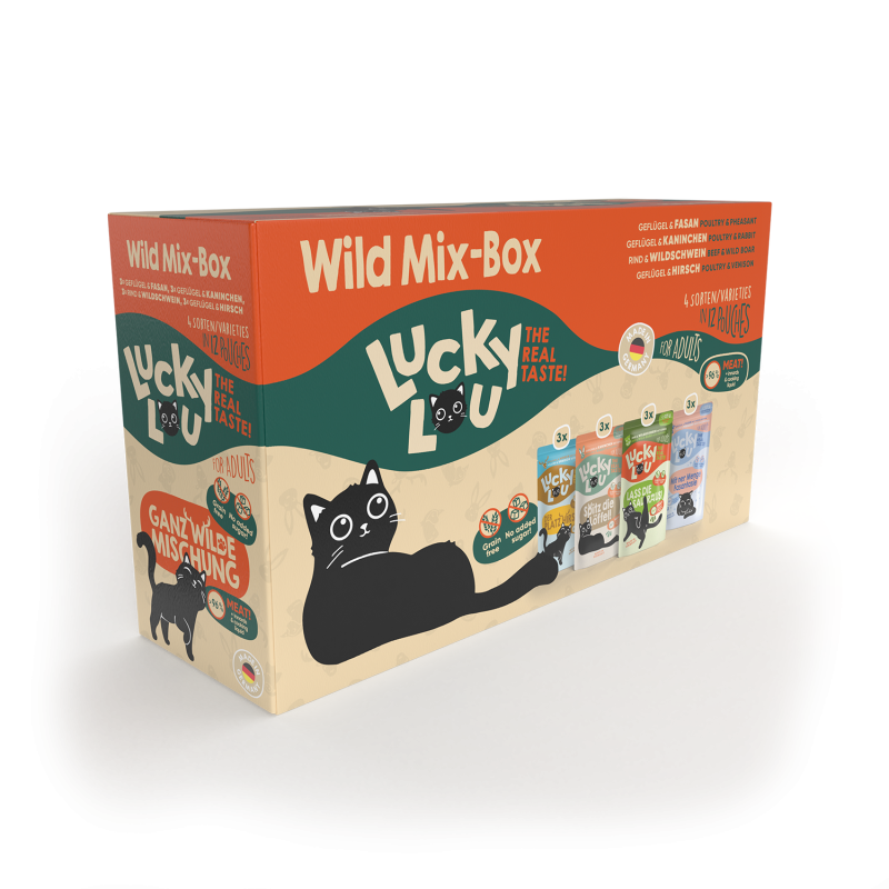 Φωτογραφία προϊόντος: Lucky Lou LifeStage Adult Wild Mix Box (12 Τεμ) Φακ. 125 gr