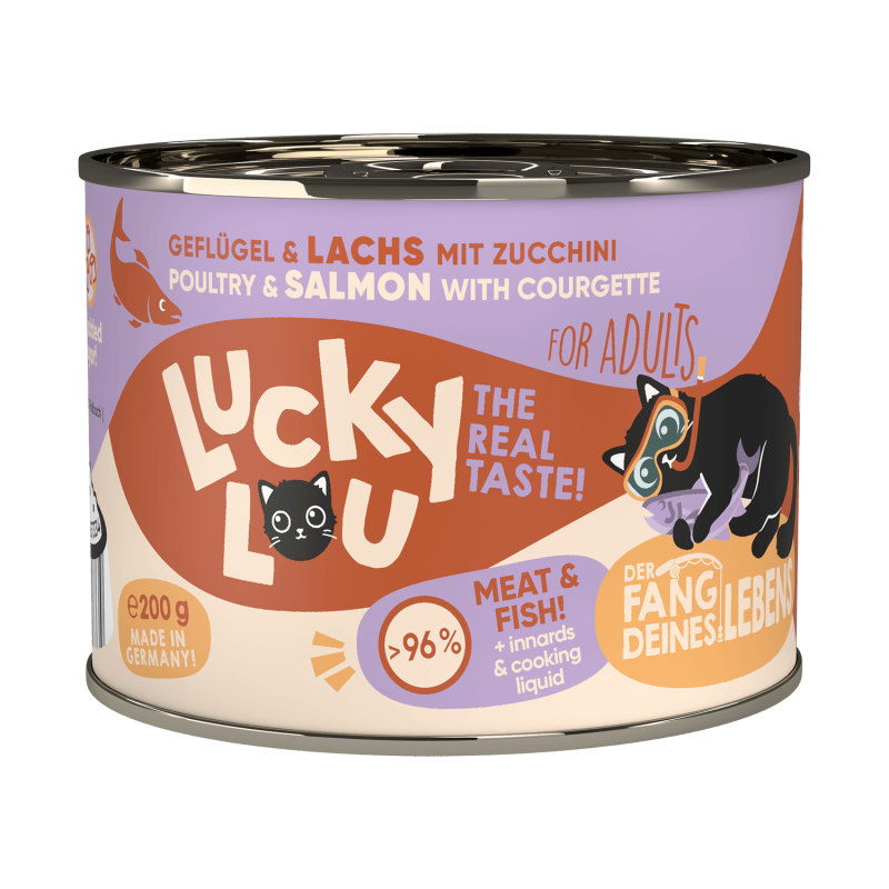 Φωτογραφία προϊόντος: Lucky Lou LifeStage Adult Πουλερικά & Σολομός Κονσ. 200 gr