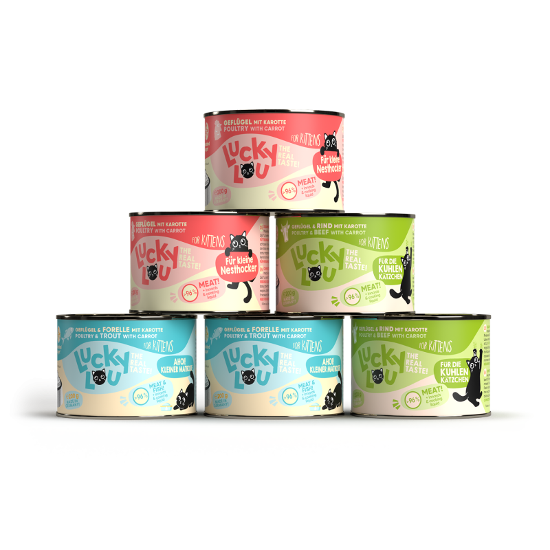 Φωτογραφία προϊόντος: Lucky Lou LifeStage Kitten Mix Box (6 Τεμ) Κονσ. 200 gr