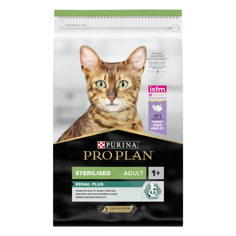 Φωτογραφία προϊόντος: Purina ProPlan Purina Pro Plan Sterilised Renal Plus Cat Γαλοπούλα 10kg