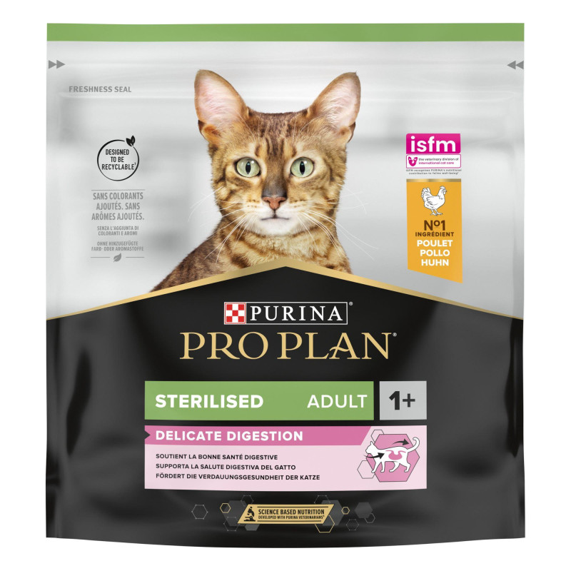 Φωτογραφία προϊόντος: Purina ProPlan Purina Pro Plan Sterilised Deligate Digestion Cat Κοτόπουλο 400g