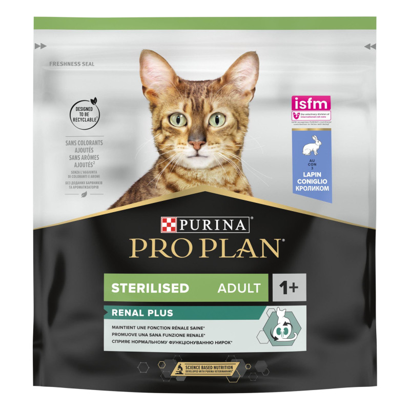 Φωτογραφία προϊόντος: Purina ProPlan Purina Pro Plan Sterilised Renal Plus Cat Κουνέλι 400g