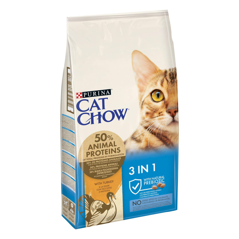 Φωτογραφία προϊόντος: Purina Cat Chow Feline 3 in 1 Γαλοπούλα 15kg