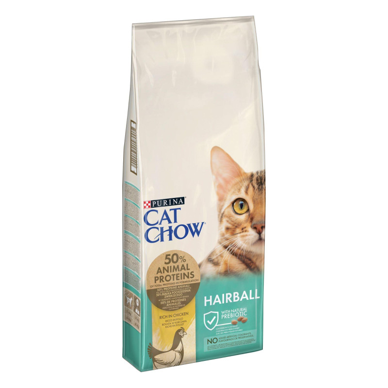 Φωτογραφία προϊόντος: Purina® Cat Chow® Adult Hairball Control με Naturium™ Πλούσια σε Κοτόπουλο Ξηρή Τροφή Γάτας 15kg