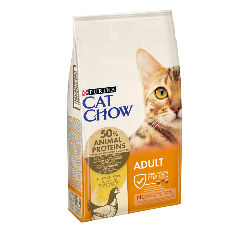 Φωτογραφία προϊόντος: Purina® Cat Chow® Adult με Naturium™ Πλούσια σε Κοτόπουλο Ξηρή Τροφή Γάτας 15kg