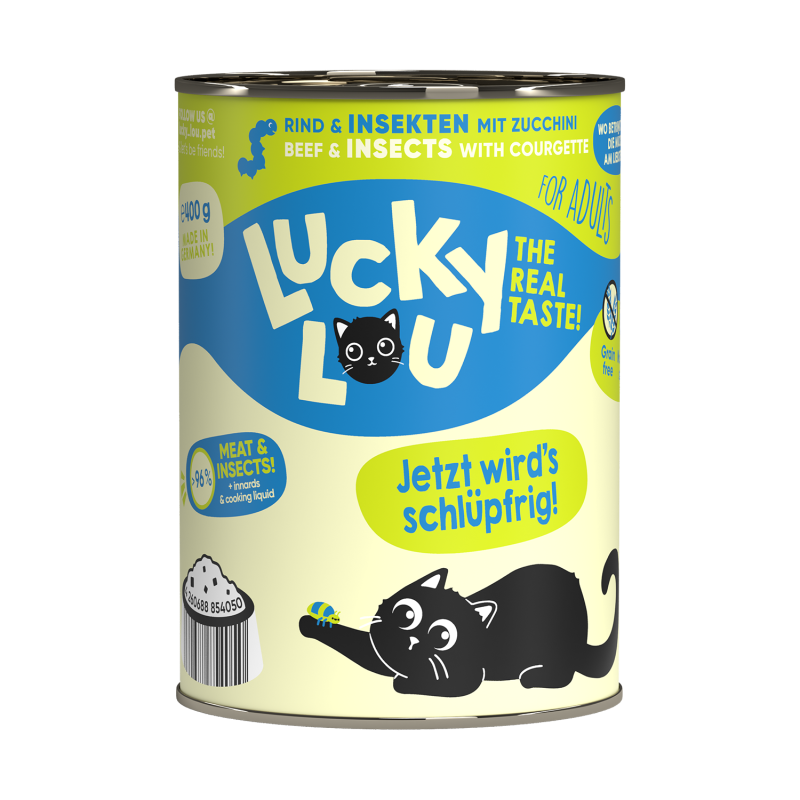 Φωτογραφία προϊόντος: Lucky Lou LifeStage Adult Βοδινό & Έντομα (με Κολοκυθάκι) 400gr