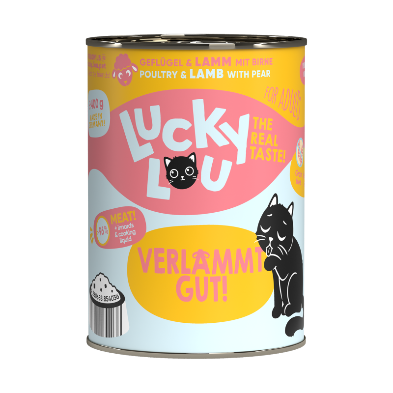 Φωτογραφία προϊόντος: Lucky Lou LifeStage Adult Πουλερικά & Αρνί (με Αχλάδι) 400gr