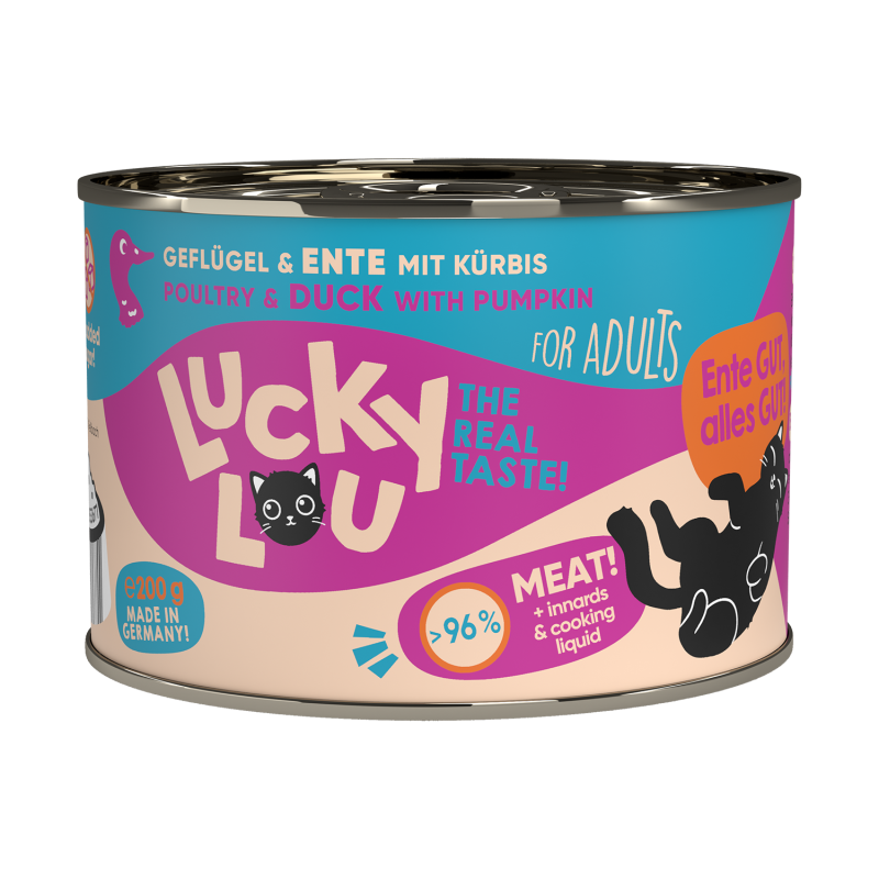 Φωτογραφία προϊόντος: Lucky Lou LifeStage Adult Πουλερικά & Πάπια (με Κολοκύθα) 200gr