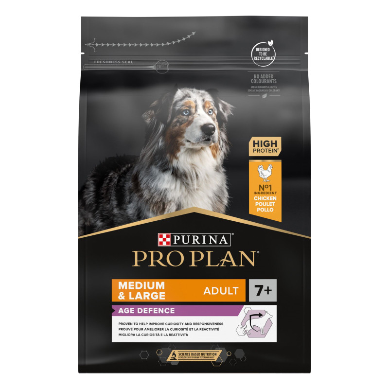 Φωτογραφία προϊόντος: Purina ProPlan Purina Pro Plan Dog Medium & Large Adult Age Defence 7 + 3kg