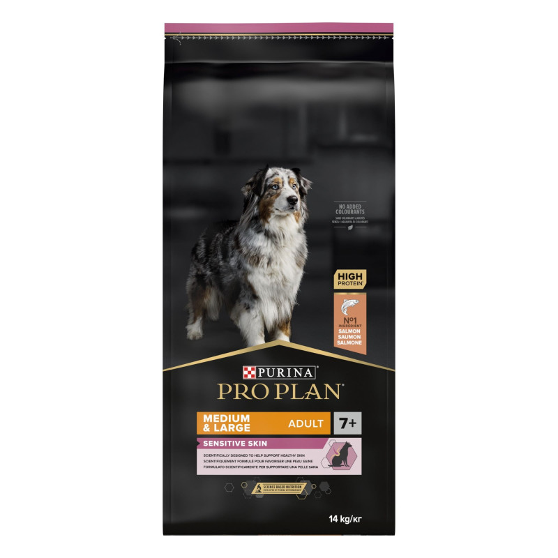 Φωτογραφία προϊόντος: Purina ProPlan Purina Pro Plan Dog Medium & Large Adult 7+ Sensitive Skin 14kg