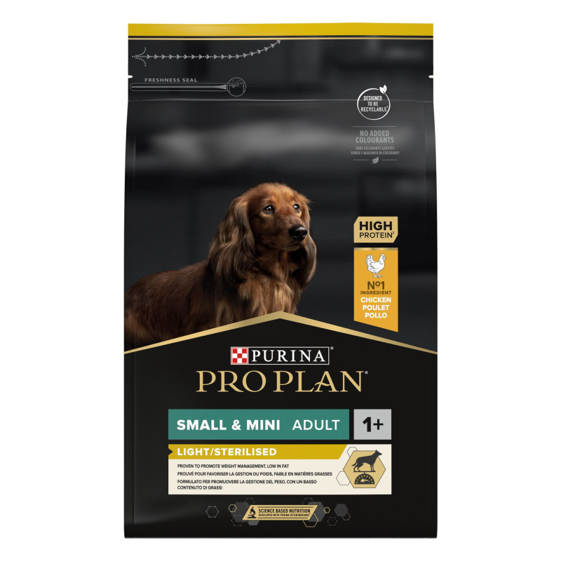 Φωτογραφία προϊόντος: Purina ProPlan Purina Pro Plan Dog Small & Mini Adult Light / Sterilised 3kg