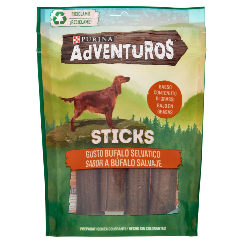 Φωτογραφία προϊόντος: Purina ADVENTUROS Sticks με Βούβαλο 120g
