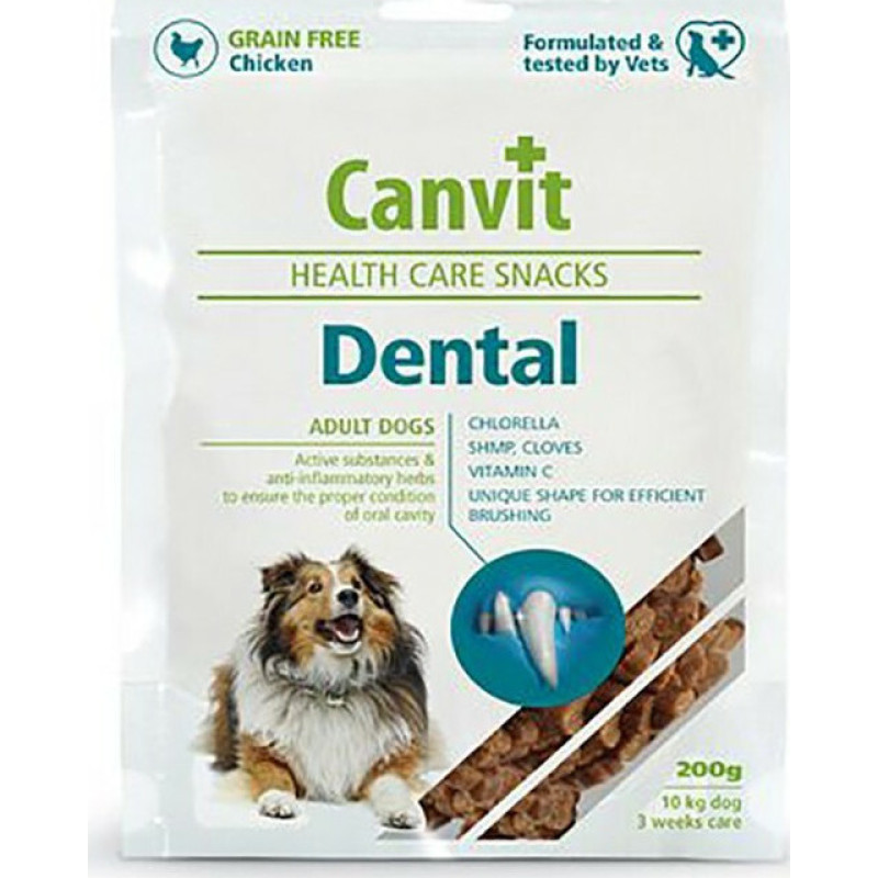 Φωτογραφία προϊόντος: Λιχουδιές Canvit Dental Snack Dog 200g
