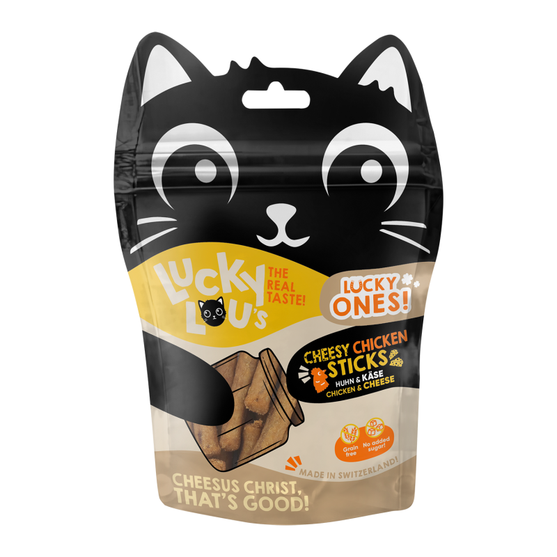 Φωτογραφία προϊόντος: Lucky Lou Lucky Ones Sticks Κοτόπουλο & Τυρί 50 gr