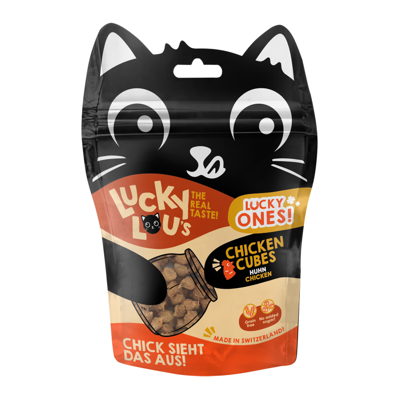 Φωτογραφία προϊόντος: Lucky Lou Lucky Ones Cubes Κοτόπουλο 80 gr