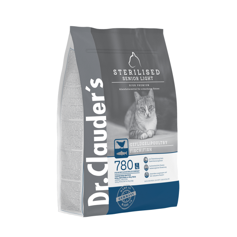 Φωτογραφία προϊόντος: Dr. Clauder's High - Premium Cat Sterilised Senior - Light 1.5kg