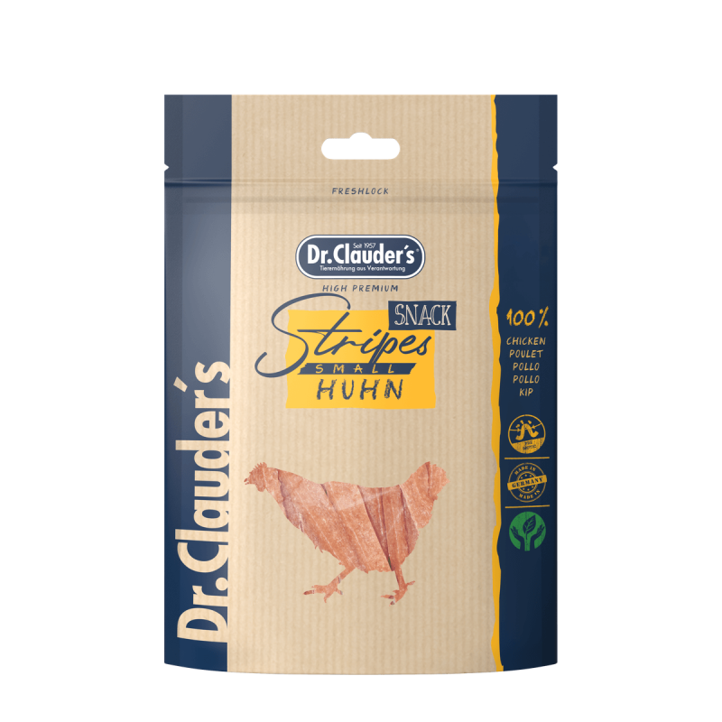 Φωτογραφία προϊόντος: Dr. Clauder's Huhnerfleisch Stripes Κοτόπουλο Small 80gr