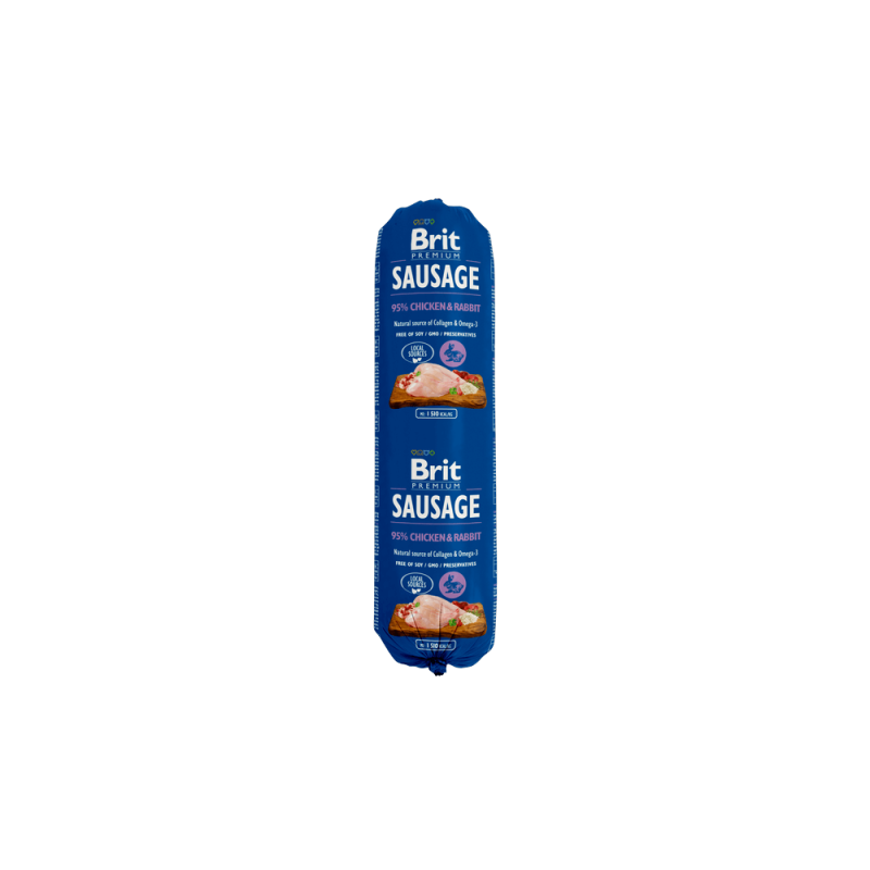 Φωτογραφία προϊόντος: Brit Sausage Chicken & Rabbit 800gr