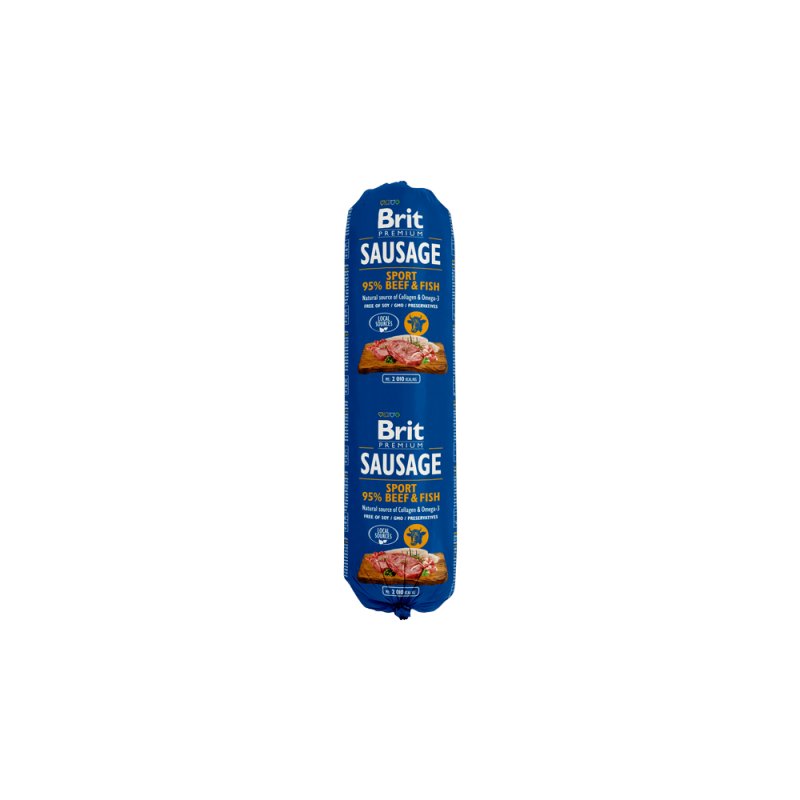 Φωτογραφία προϊόντος: Brit Sausage Sport Beef & Fish 800gr