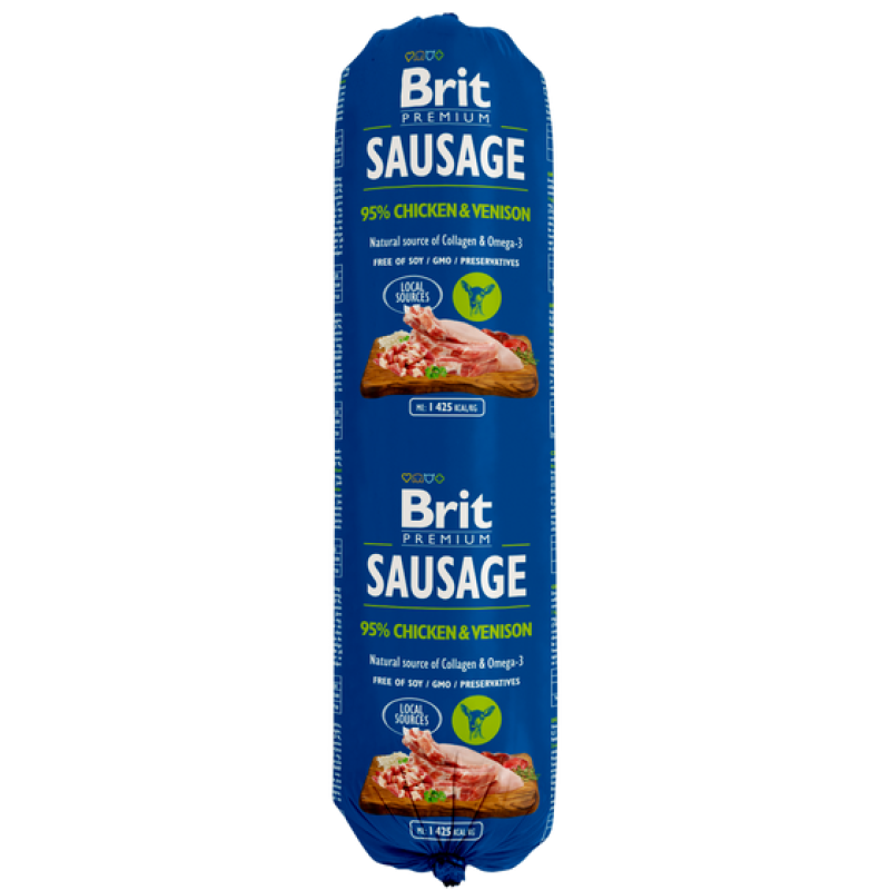 Φωτογραφία προϊόντος: Brit Sausage Chicken & Venison 800gr