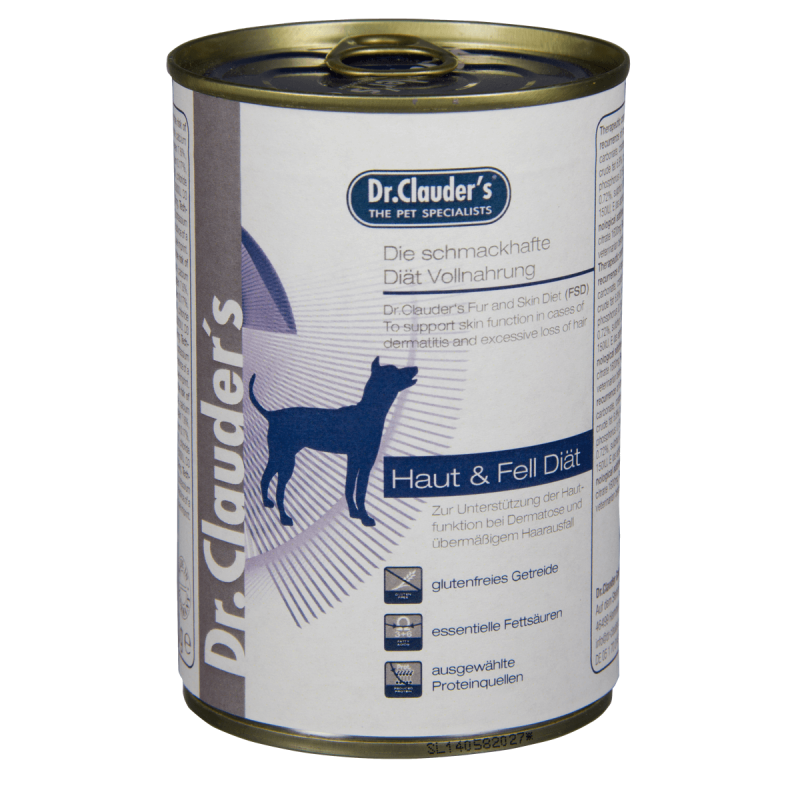 Φωτογραφία προϊόντος: Dr. Clauder's Dog FSD Skin & Fur Diet 400gr