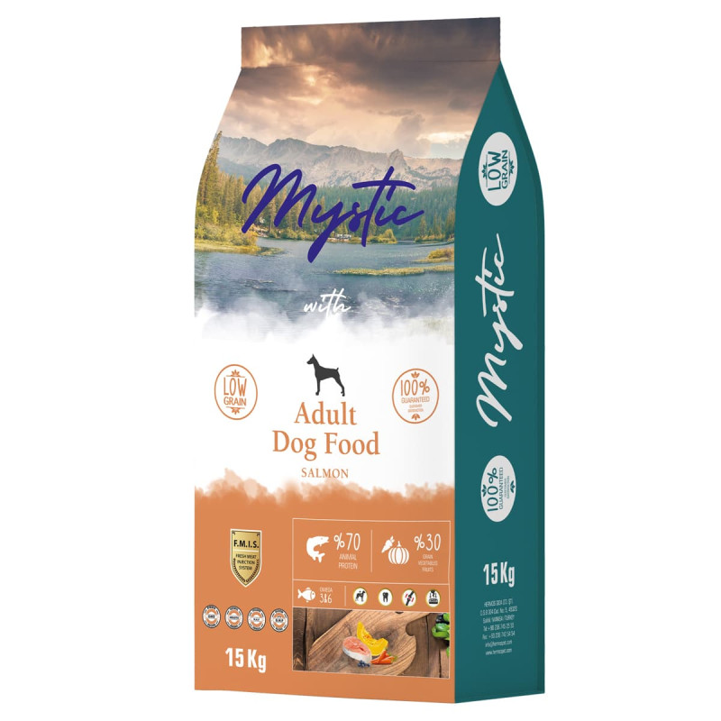 Φωτογραφία προϊόντος: Mystic Low Grain 15kg Ξηρά Τροφή για Ενήλικους Σκύλους με Σολομό