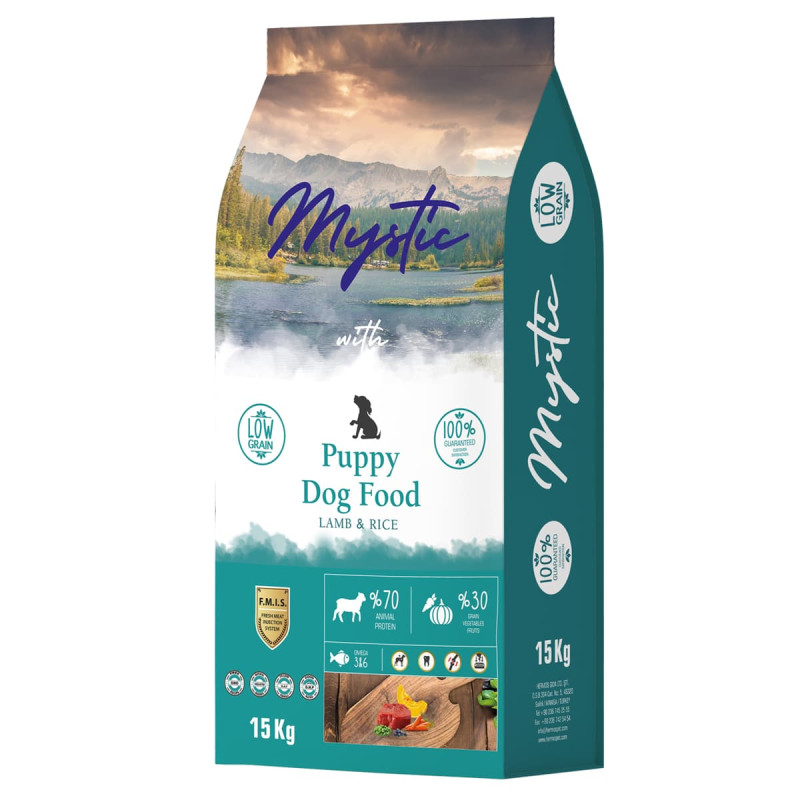 Φωτογραφία προϊόντος: Mystic Low Grain 15kg Ξηρά Τροφή για Κουτάβια με Αρνί και Ρύζι