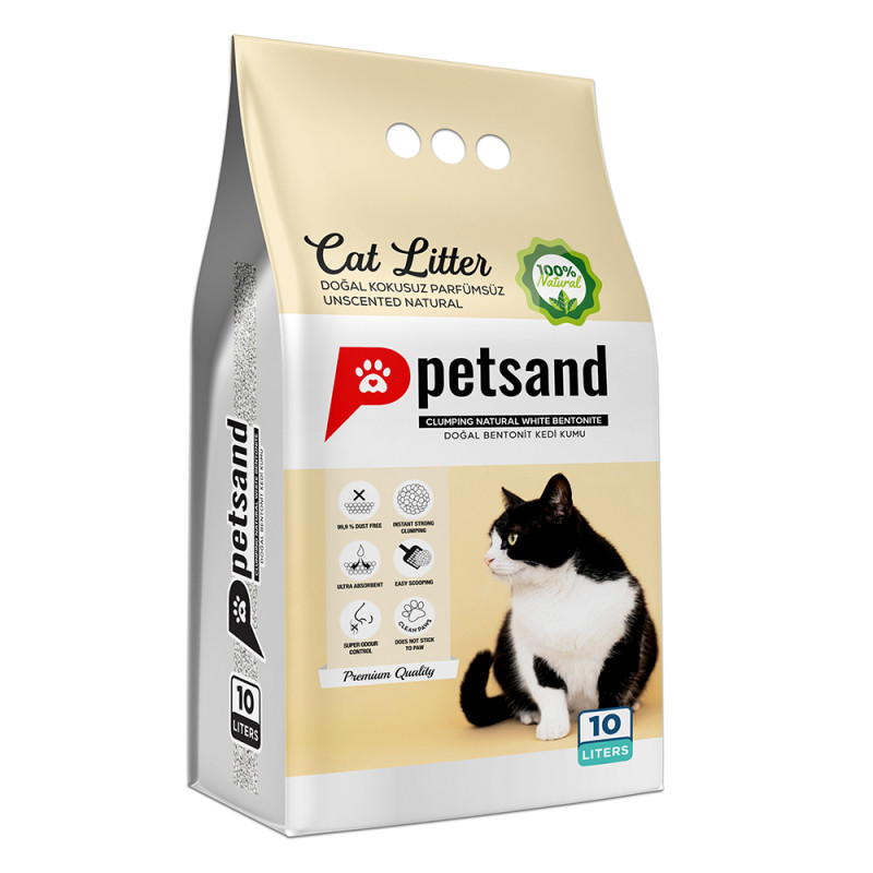 Φωτογραφία προϊόντος: Petsand Άμμος Γάτας Natural 10lt