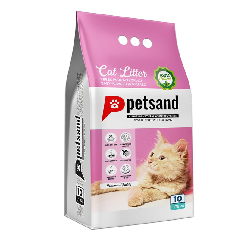 Φωτογραφία προϊόντος: Petsand Άμμος Γάτας Baby Powder 10lt