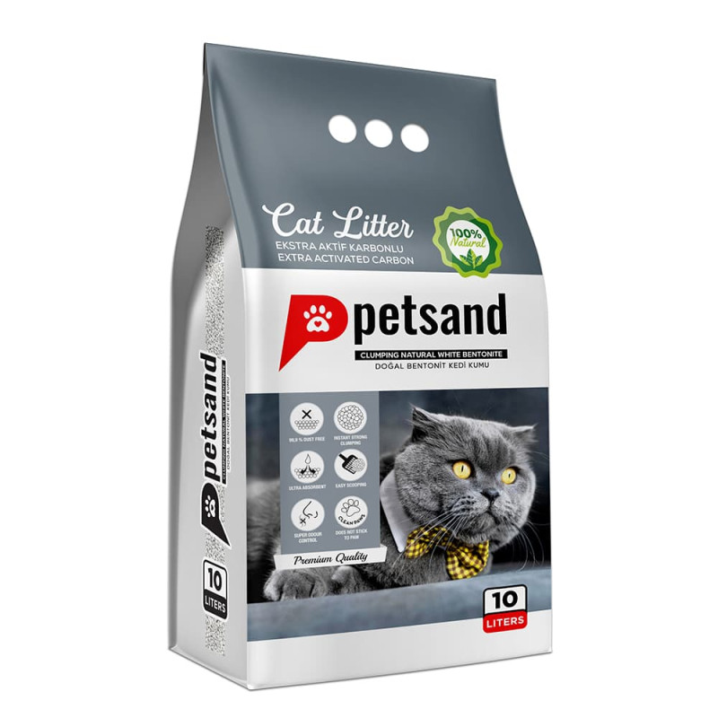 Φωτογραφία προϊόντος: Petsand Άμμος Γάτας Carbon 10lt