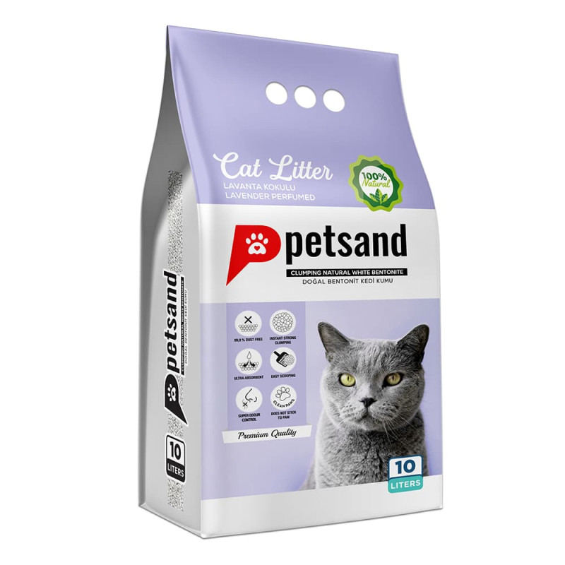 Φωτογραφία προϊόντος: Petsand Άμμος Γάτας Levander 10lt