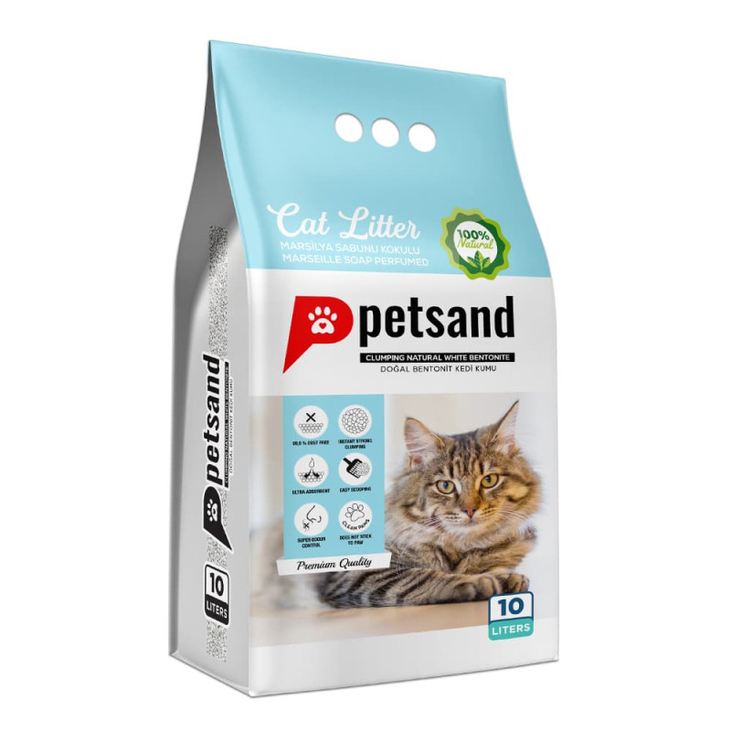 Φωτογραφία προϊόντος: Petsand Άμμος Γάτας Marseille Soap 10lt
