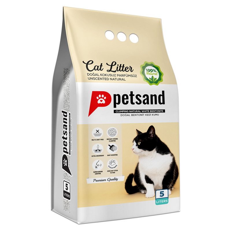 Φωτογραφία προϊόντος: Petsand Άμμος Γάτας Natural 5lt