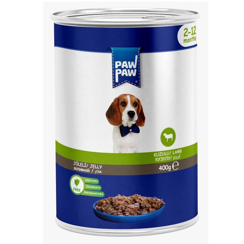 Φωτογραφία προϊόντος: Pawpaw Low Grain 400gr Υγρή Τροφή για Κουτάβια με Αρνί
