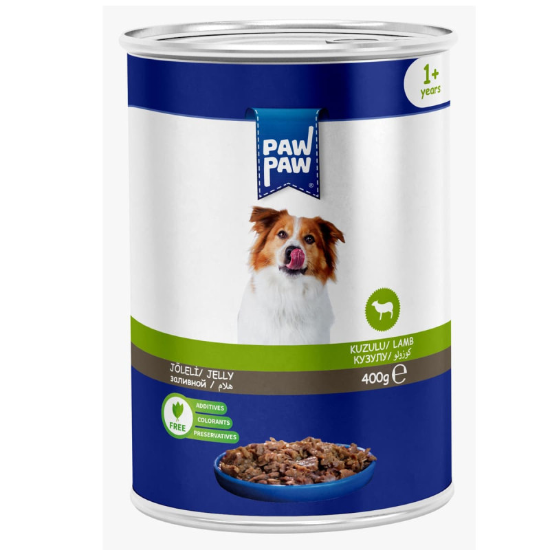 Φωτογραφία προϊόντος: Pawpaw Low Grain 400gr Υγρή Τροφή για Ενήλικους Σκύλους με Αρνί