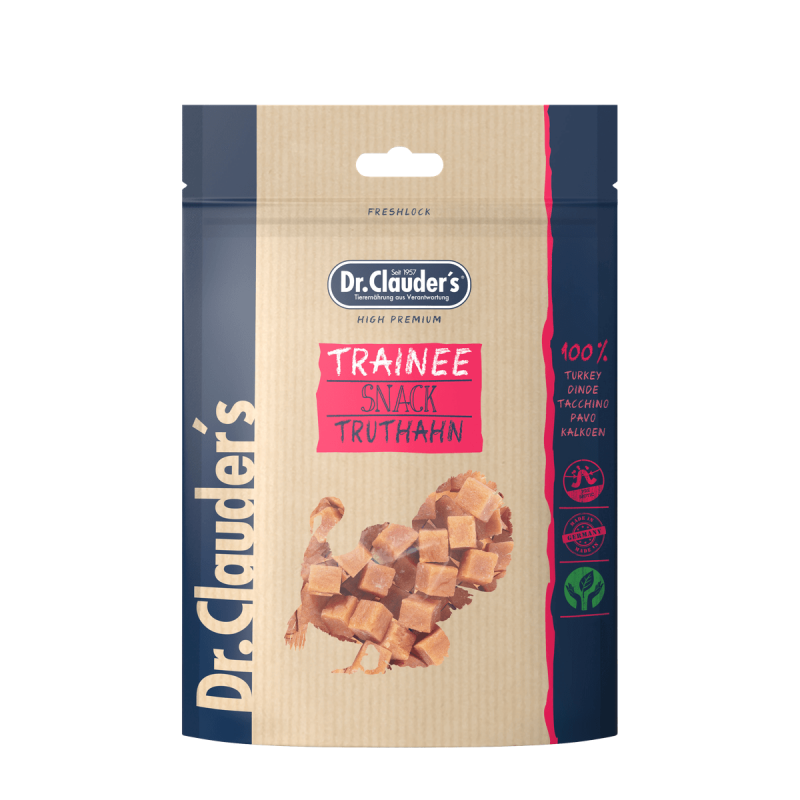 Φωτογραφία προϊόντος: Dr. Clauder's Trainee Snack Truthahnfleisch Γαλοπούλα 80gr