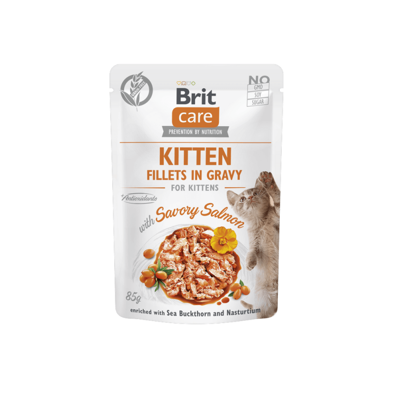Φωτογραφία προϊόντος: Brit Care φακ. Kitten Savory Salmon 85gr