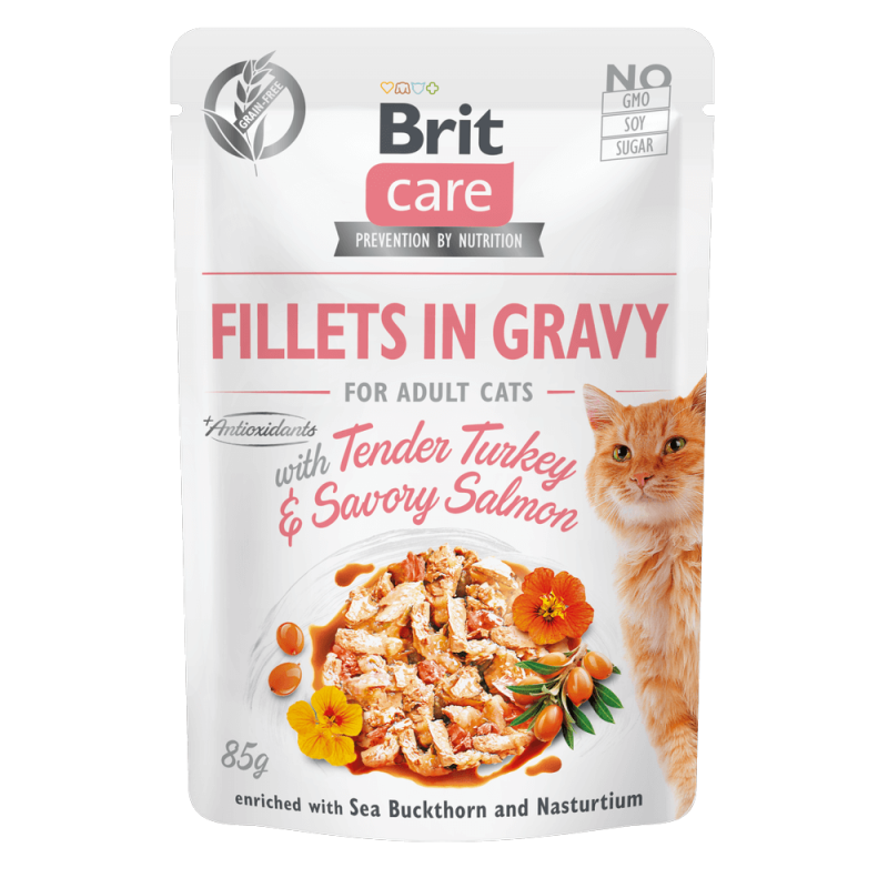 Φωτογραφία προϊόντος: Brit Care Cat φακελάκι Turkey & Salmon 85gr