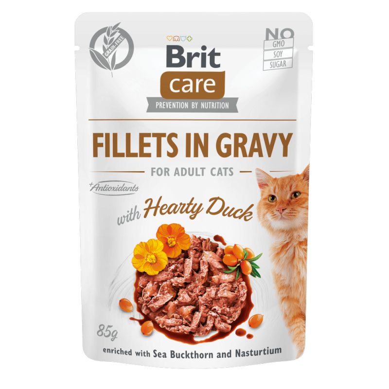 Φωτογραφία προϊόντος: Brit Care Cat φακελάκι Hearty Duck 85gr
